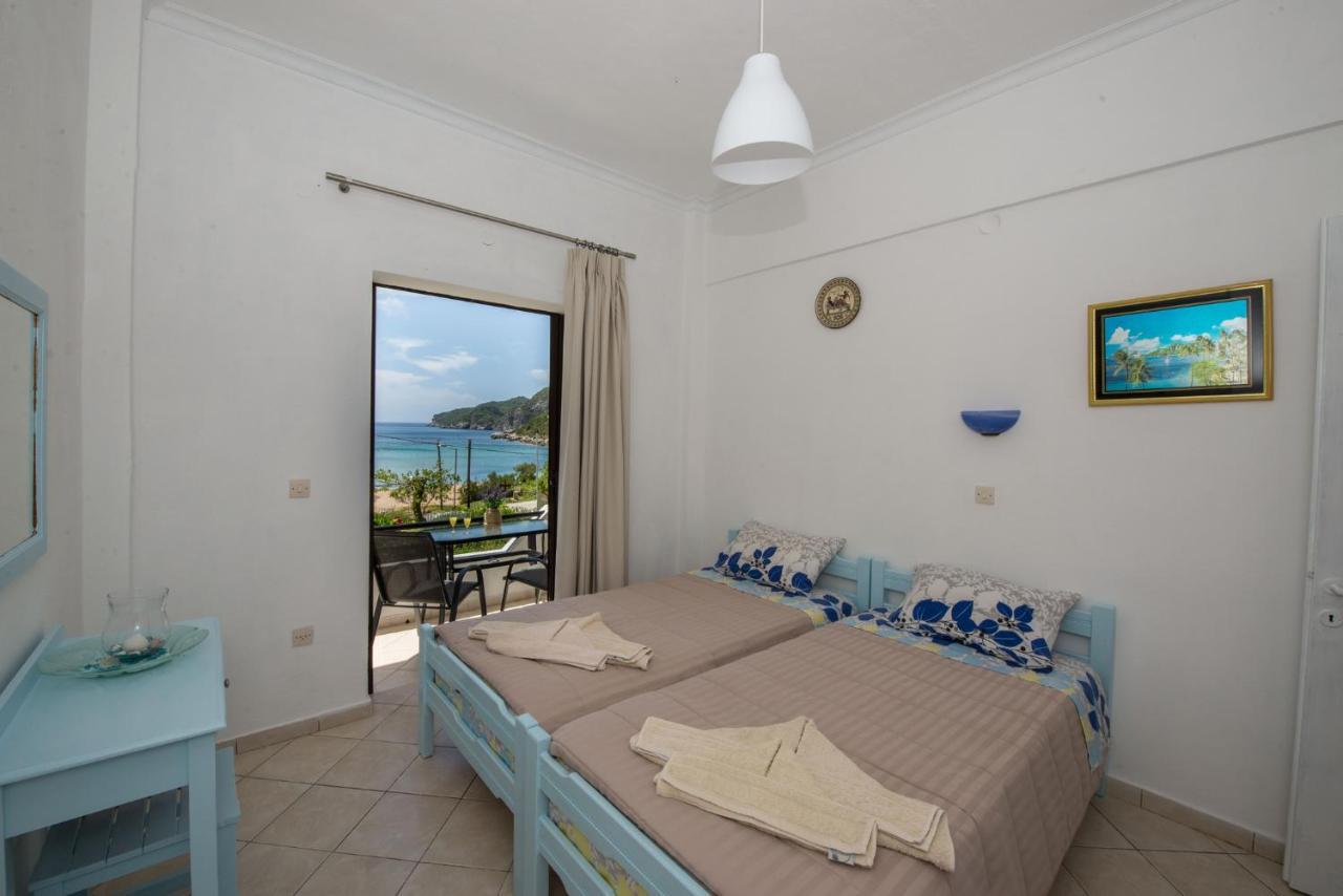 Spiros And Polyxeni Apartments Afionas Luaran gambar